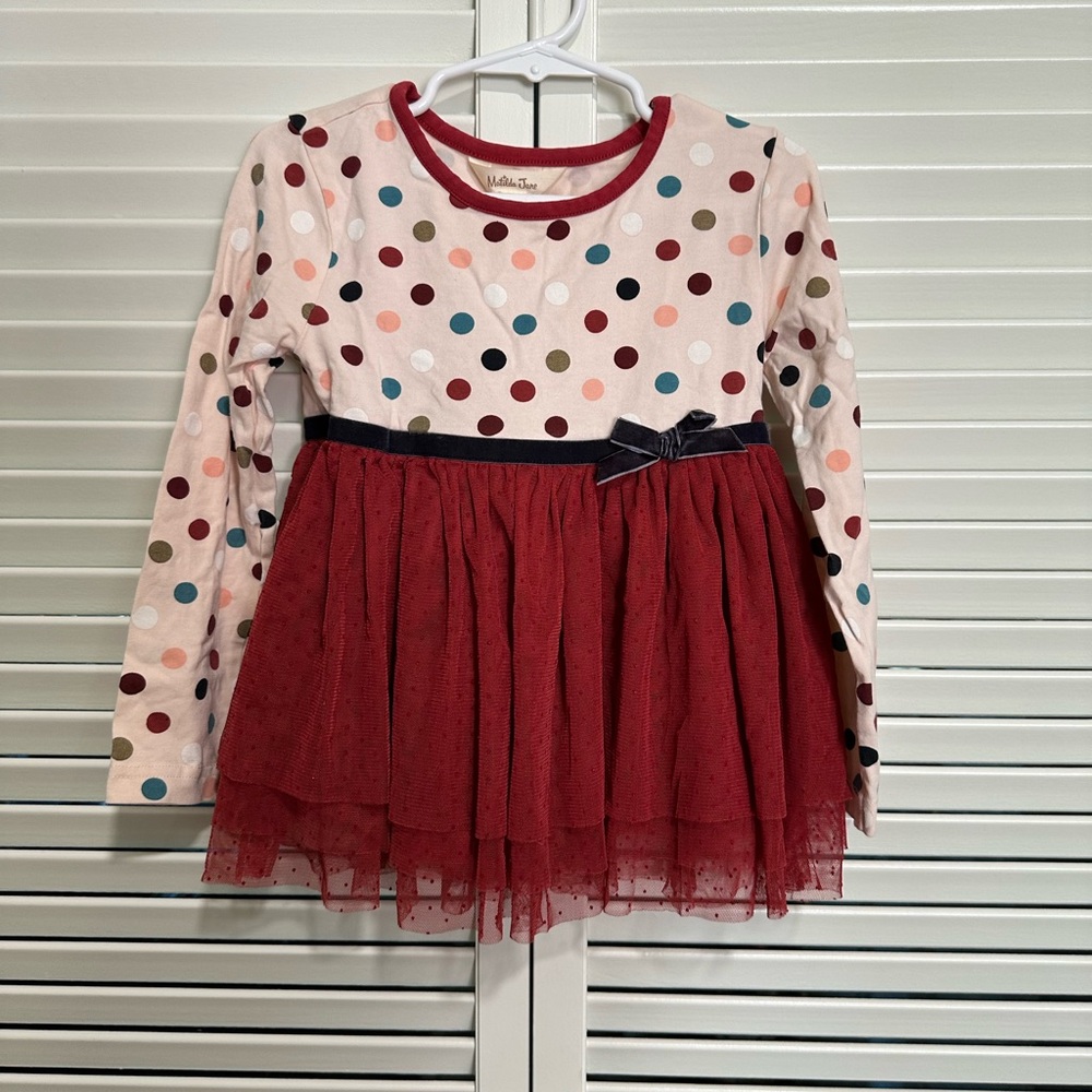 Matilda Jane Ronnie Girls Polka Dot Party Top